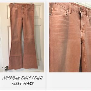 PEACH BOOT CUT JEANS